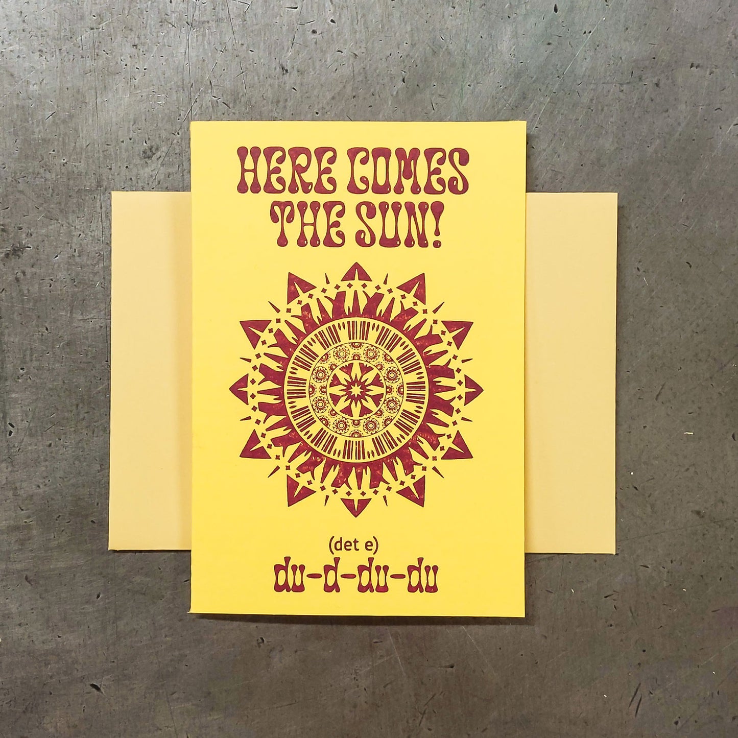 Here comes the sun!