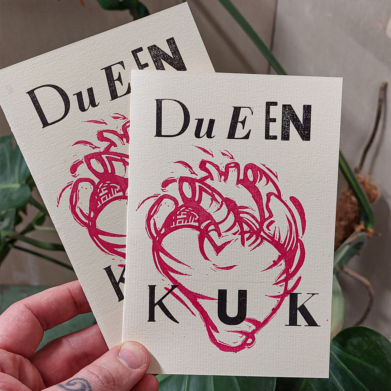 Valentineskort. Du e en k*k <3