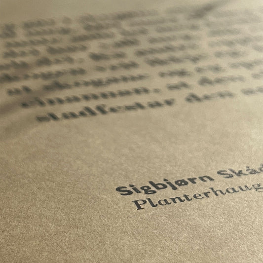 Nordnorsk Litteraturfest - Sigbjørn Skåden - Plakat