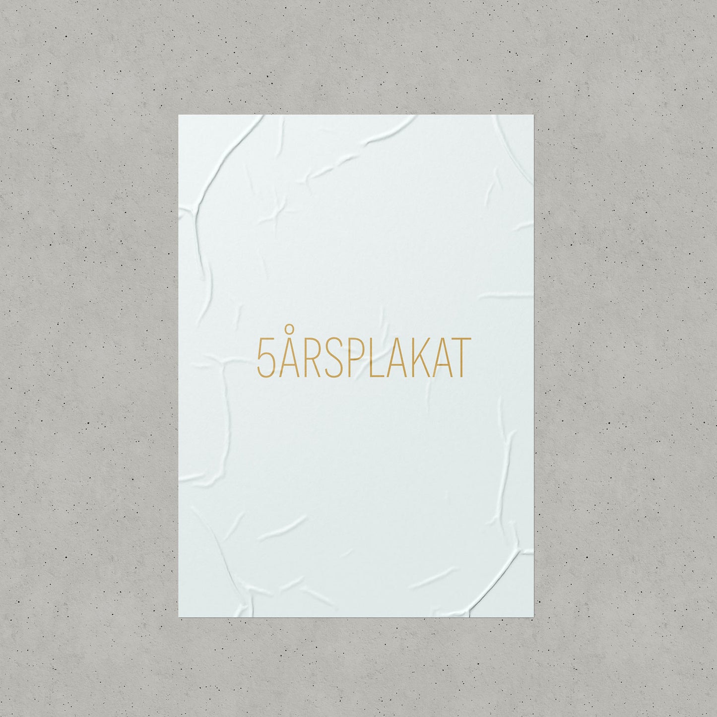 Trøkk 16 - 5årsplakat