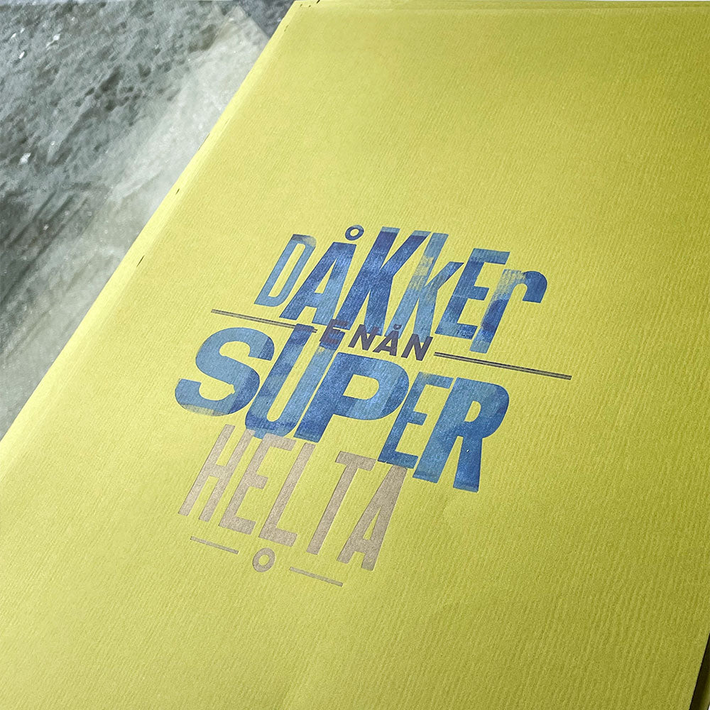 Superheltplakat 40x58cm