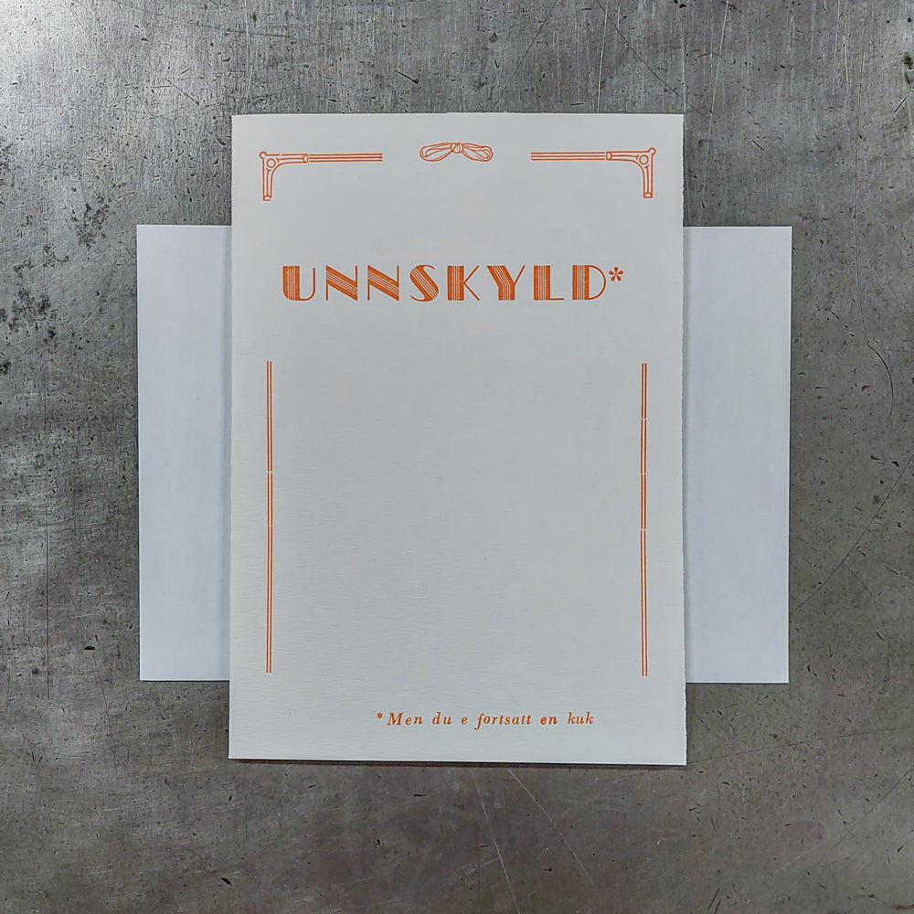 Unnskyld*