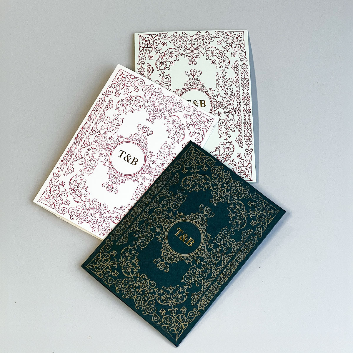 Rococco monogramkort