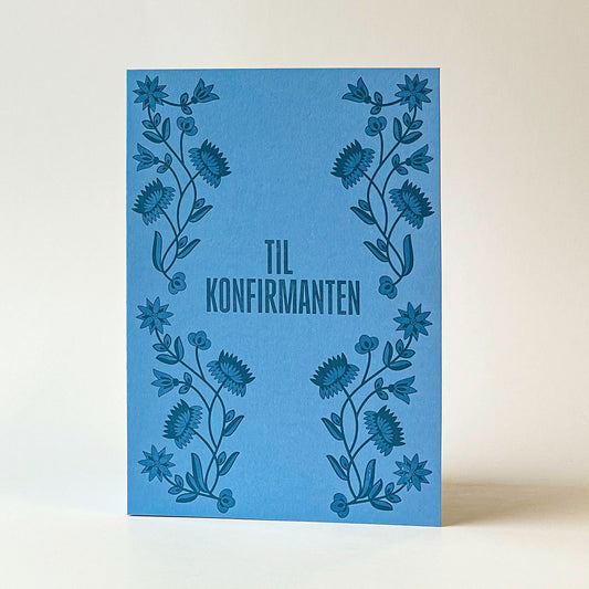 Til konfirmanten - Blå nordlandsbunad