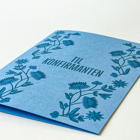 Til konfirmanten - Blå nordlandsbunad