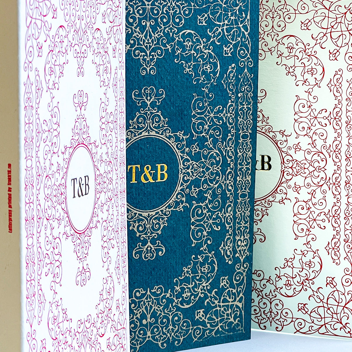 Rococco monogramkort