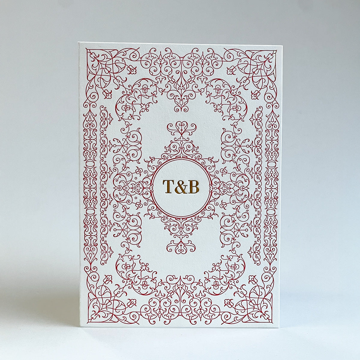 Rococco monogramkort