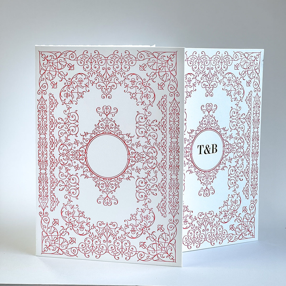 Rococco monogramkort