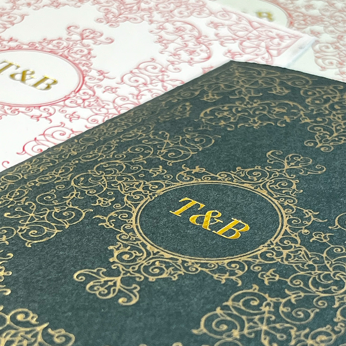 Rococco monogramkort