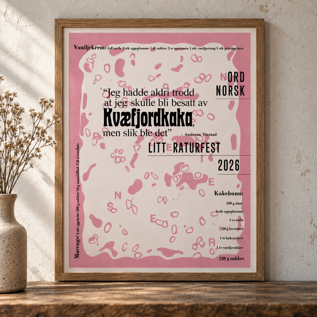 Nordnorsk Litteraturfest 2026 - Plakat