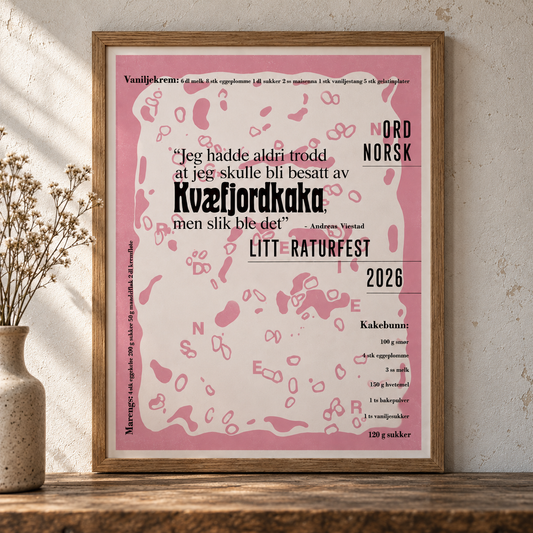 Nordnorsk Litteraturfest 2026 - Plakat
