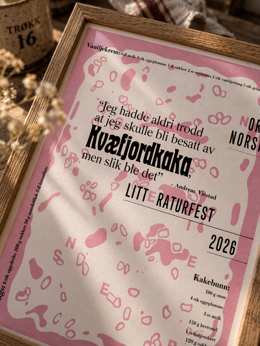 Nordnorsk Litteraturfest 2026 - Plakat
