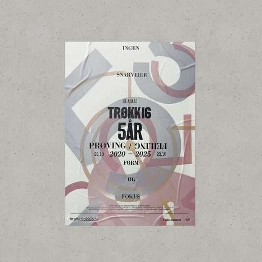 Trøkk 16 - 5årsplakat